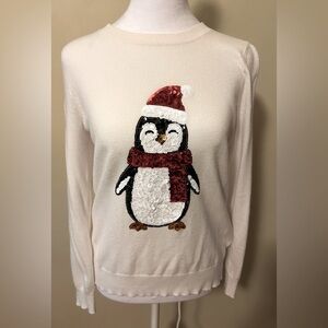 Victoria Harbour Penguin Christmas Sweater